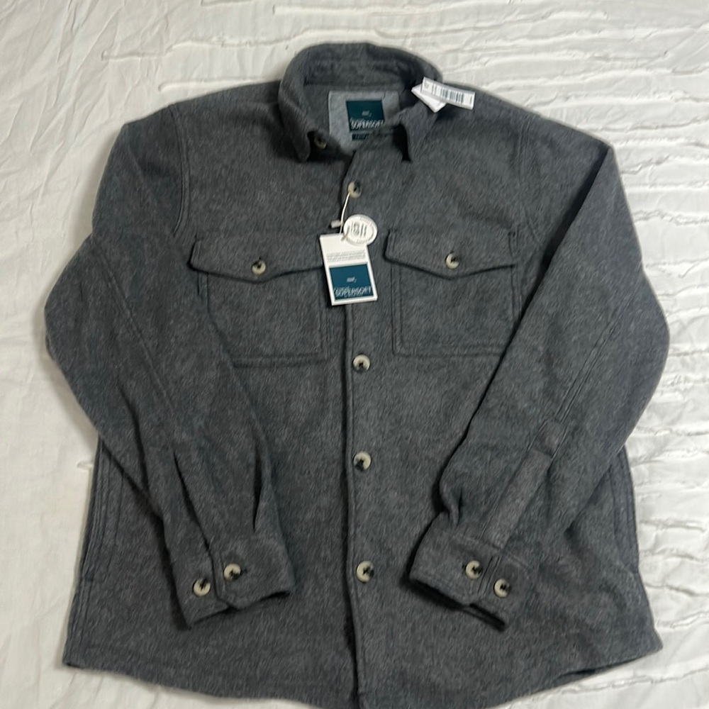 Bruno Milano Mens Button Down Shirt Medium Long Sleeve Super Soft Gray - NWT